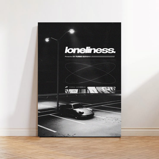 Loneliness Black | | - Premium  Poster