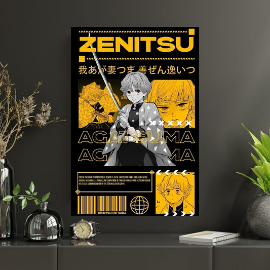 Zenitsu |#5| Demon Slayer Premium Poster