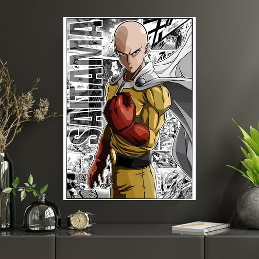 Saitama |#1| One Punch Man Premium Poster