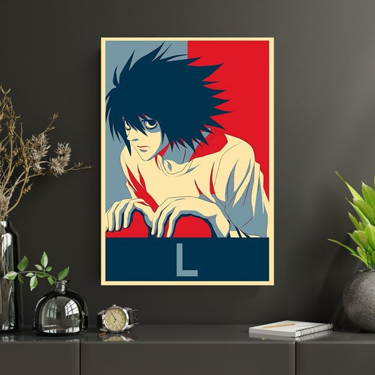 L |Death Note|#6|  Premium Poster